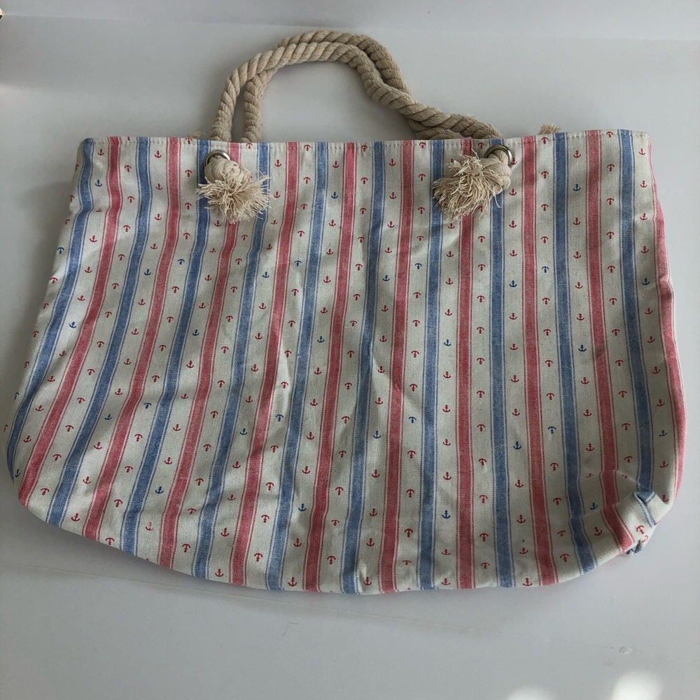 Tote bag for beach- anchors
